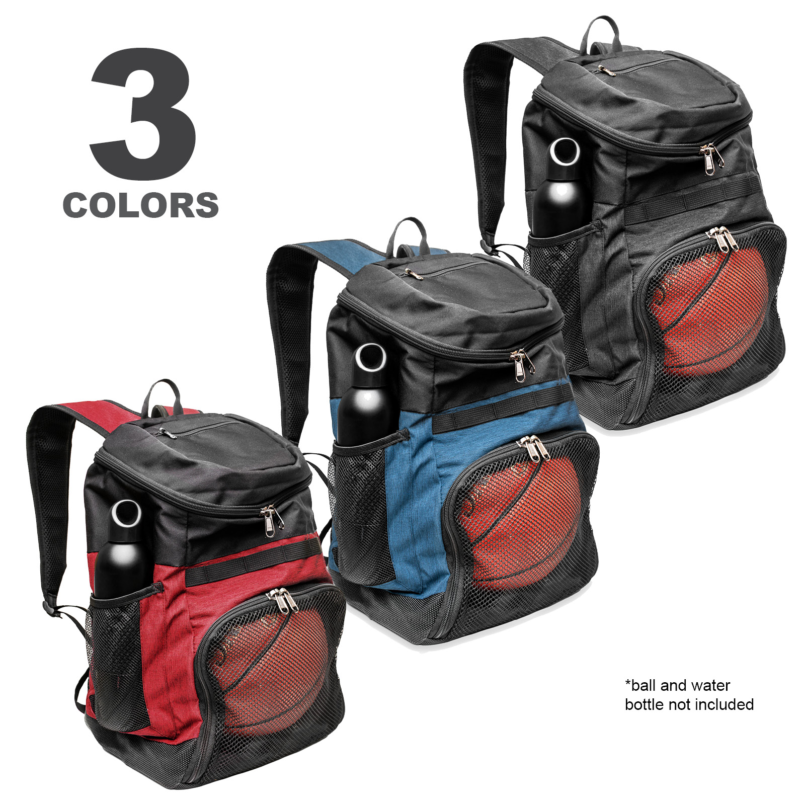 Xelfly Basketball Backpack with Ball Compartment – Sports